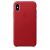 Чехол для iPhone Apple iPhone X Leather Case RED